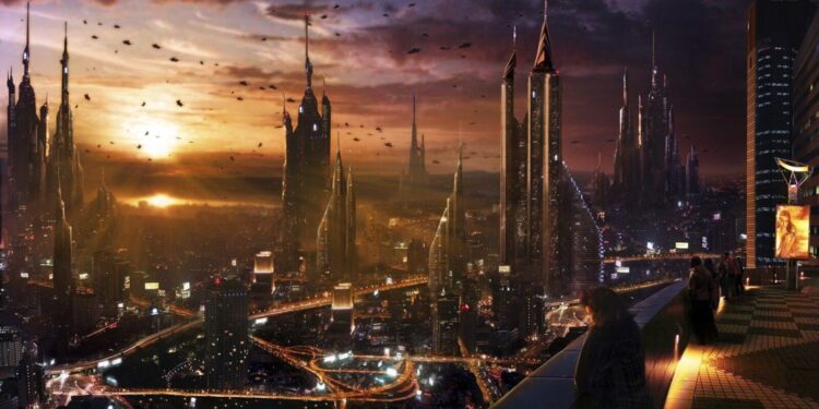 17051 futuristic city 1920x1080 fantasy wallpaper