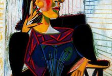 Portrait of dora maar by Pablo Picasso