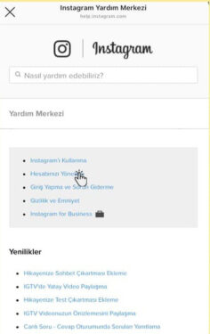 Instagram Hesabı Dondurma ve Kalıcı Olarak Silme 5 İnstagram Hesabı Silme