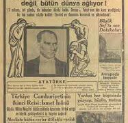10 kasim 1938 gazete mansetleri 7