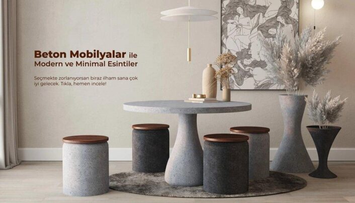 beton mobilyalar