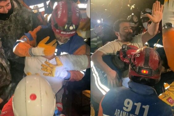 6 Şubat 2023 Kahramanmaraş Depremi / Hatay Depremi 11 167 saat sonra yuruyerek cikti 768x512 1