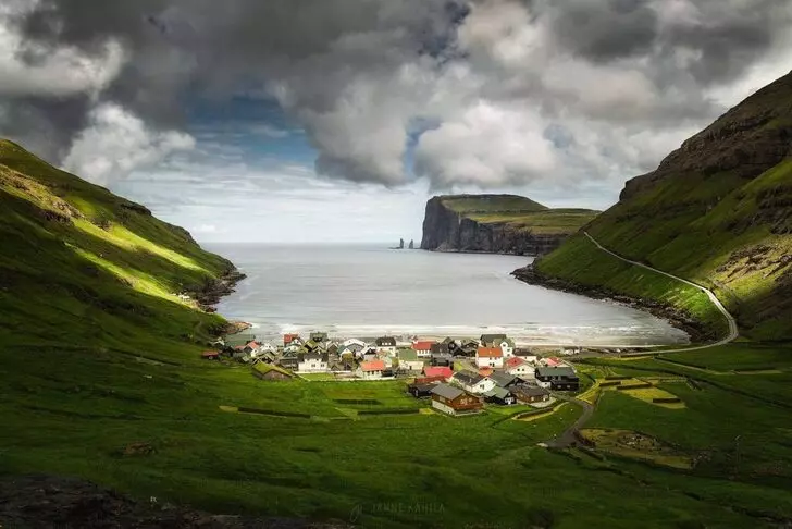 faroe adalarindan goruntu