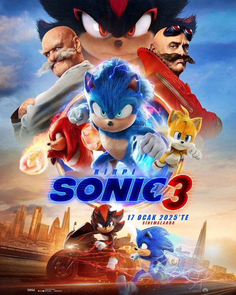 Kirpi Sonic 3 Filmi