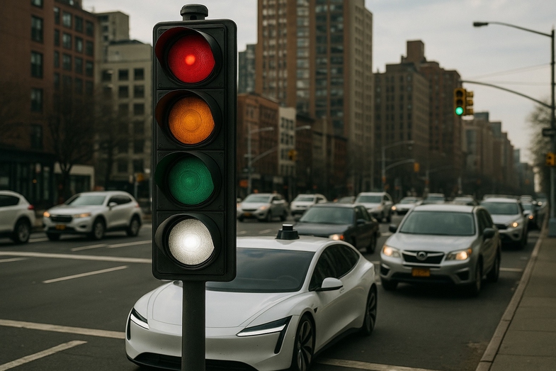 Beyaz Işık Göründü! Trafiğe Dördüncü Işık Geldi: Beyaz Trafik Işığı Nedir? 2 Beyaz Trafik Işığı