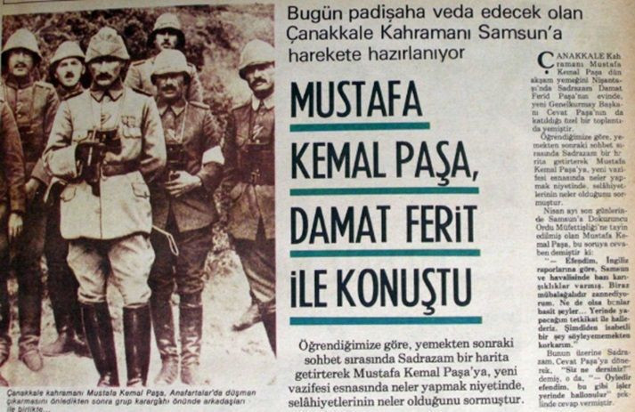19 Mayıs 1919 Gazete Manşetleri: Milli Mücadele’nin İlk Yansımaları 3 19 mayis 1919 gazete mansetleri 1