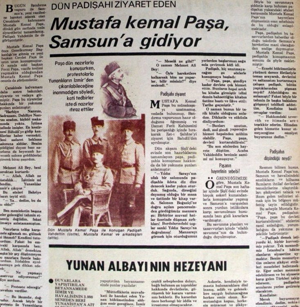 19 Mayıs 1919 Gazete Manşetleri: Milli Mücadele’nin İlk Yansımaları 5 19 mayis 1919 gazete mansetleri 3