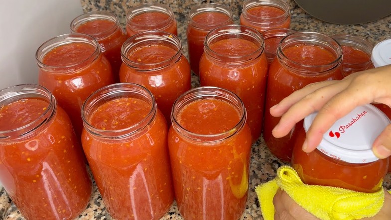 Ev Yapımı Domates Konservesi Tarifi, Nasıl Yapılır? (Videolu) 4 domates konservesi tarifi 4