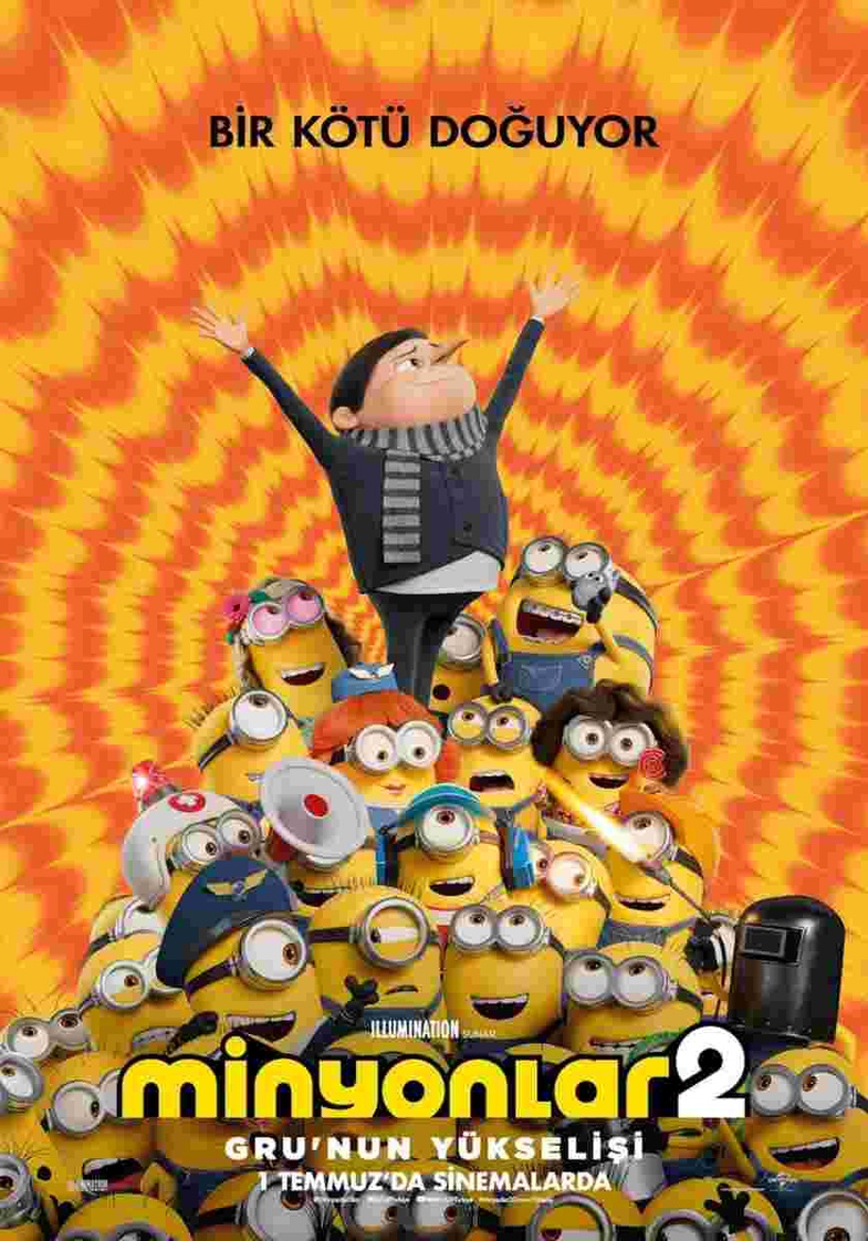 Minyonlar 2: Gru'nun Yükselişi Film Konusu ve Oyuncuları 2 Minyonlar 2: Gru'nun Yükselişi