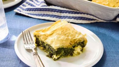 Spanakopita (Yunan Usulü Ispanaklı Börek) Tarifi, Nasıl Yapılır? (Videolu) 42 spanakopita tarifi 1