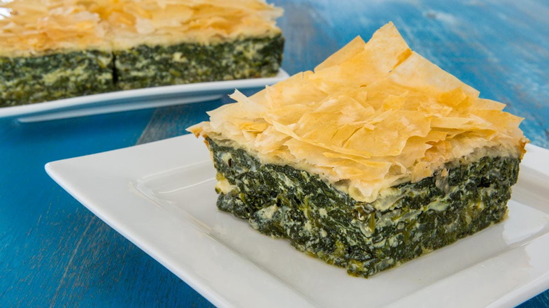 Spanakopita (Yunan Usulü Ispanaklı Börek) Tarifi, Nasıl Yapılır? (Videolu) 2 Spanakopita